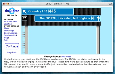 Screenshot of the Simulator v3
